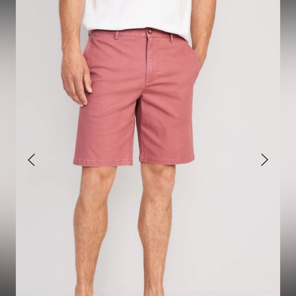 Old Navy Slim Built-In Flex Ultimate Chino Shorts for Men Slim 36